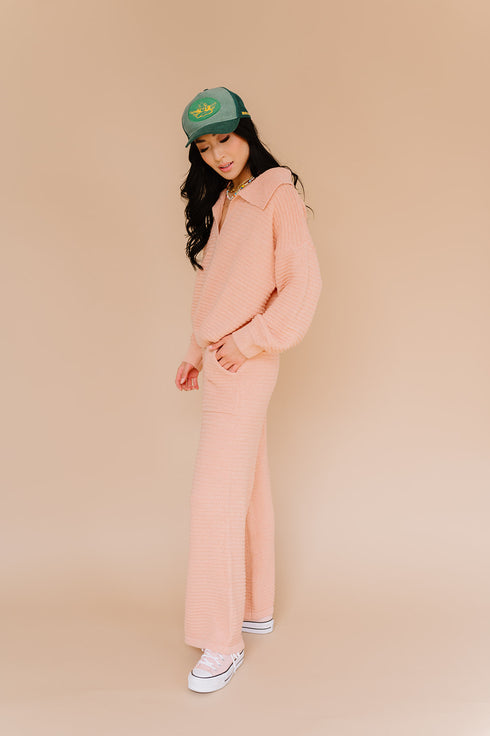 Dream State Knit Set // Blush